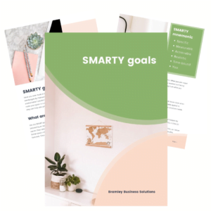 pages of the SMARTY goals eBook